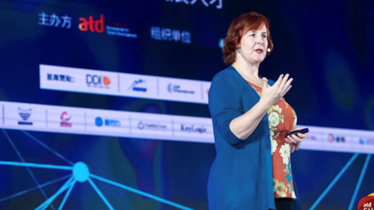 Keynote speaker at ATD China